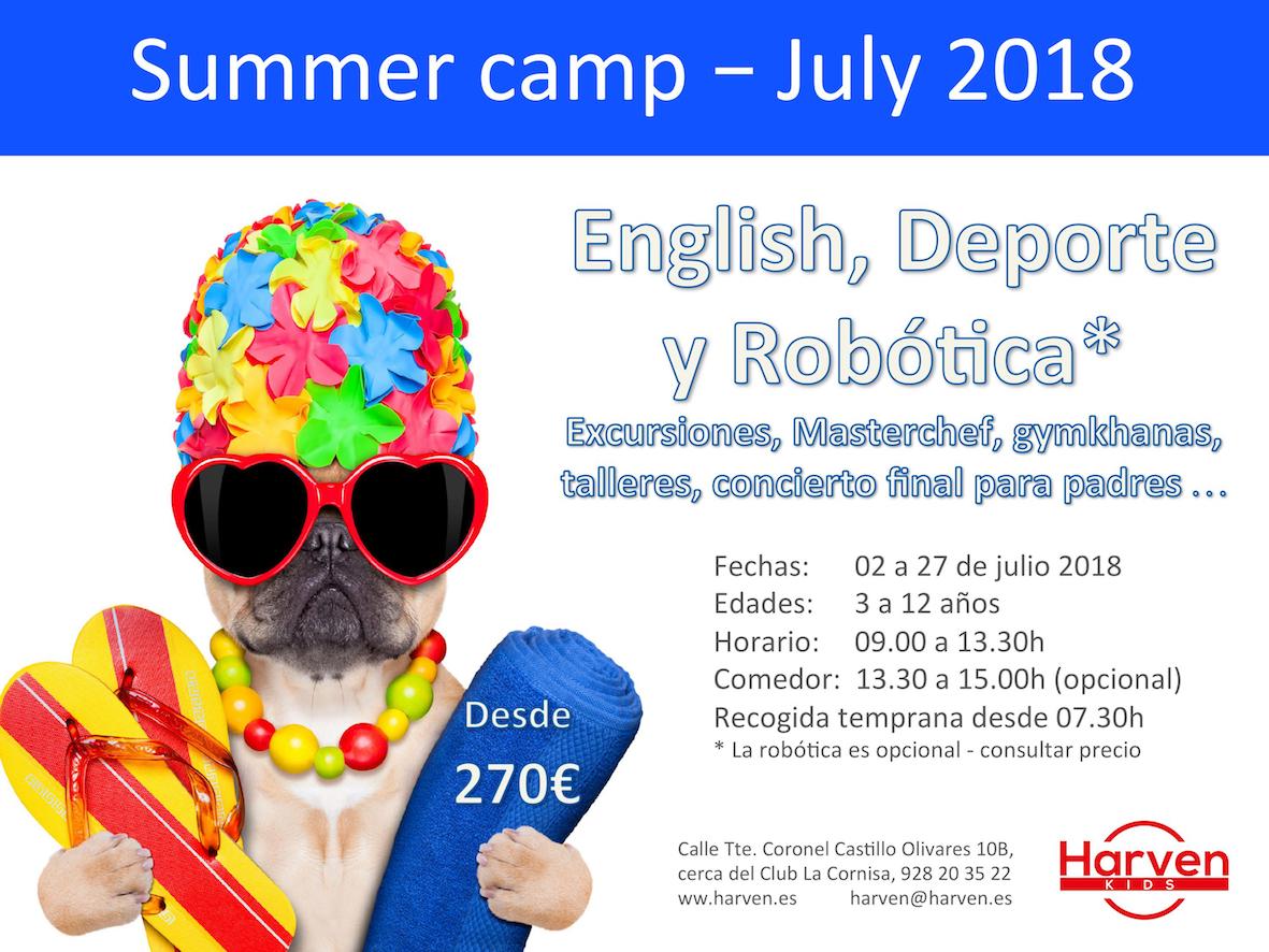 Summer Camp 2018 Campamento de Ingl s Harven